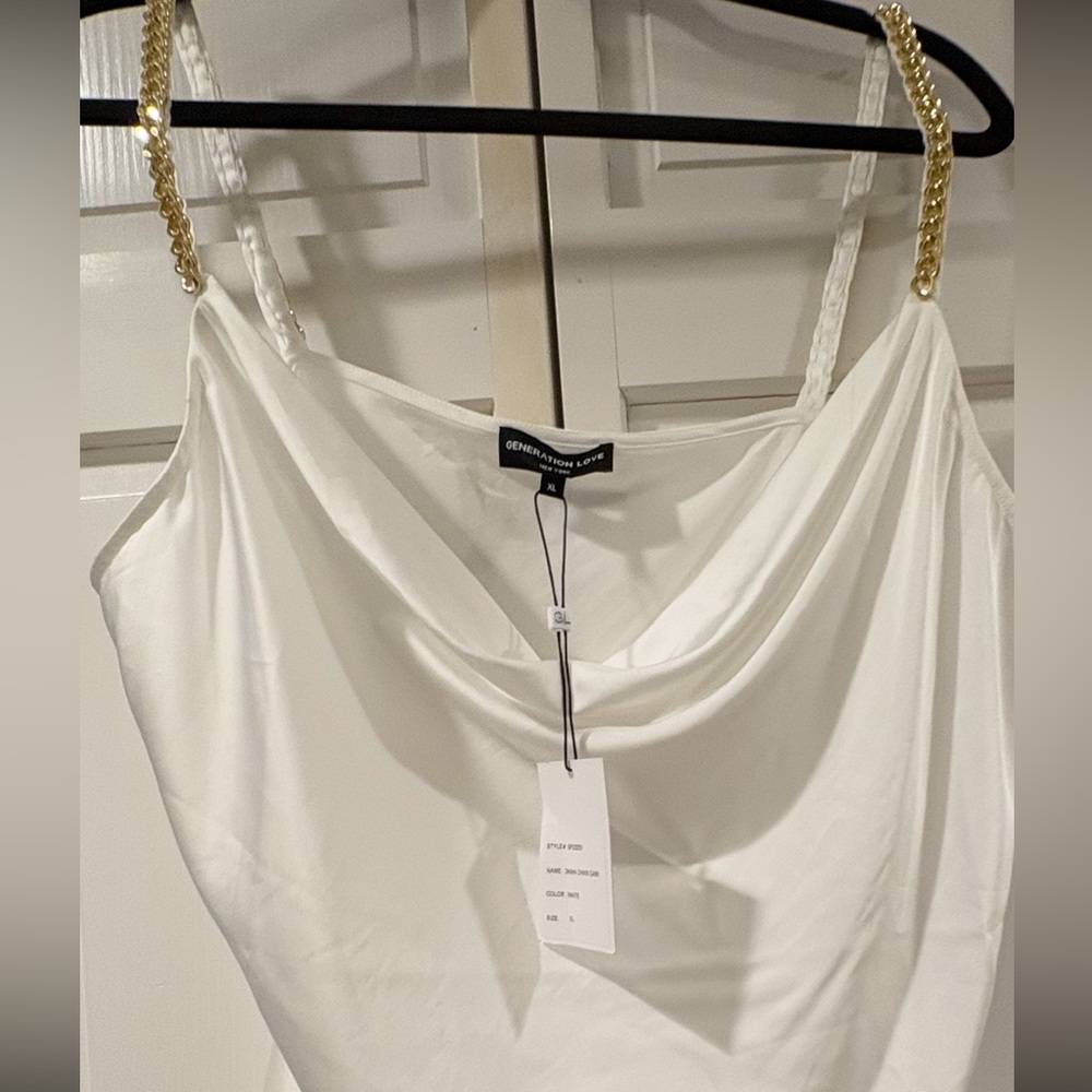 Generation Love White Satin Top